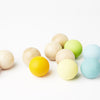 Natural Grapat Balls with Pastel Grimm's Balls | Conscious Craft